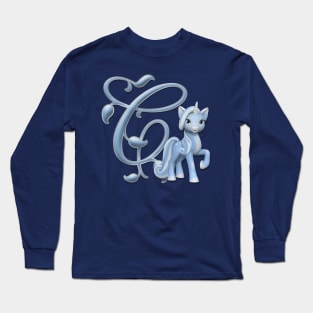 Monogram C Custom Unicorn Long Sleeve T-Shirt